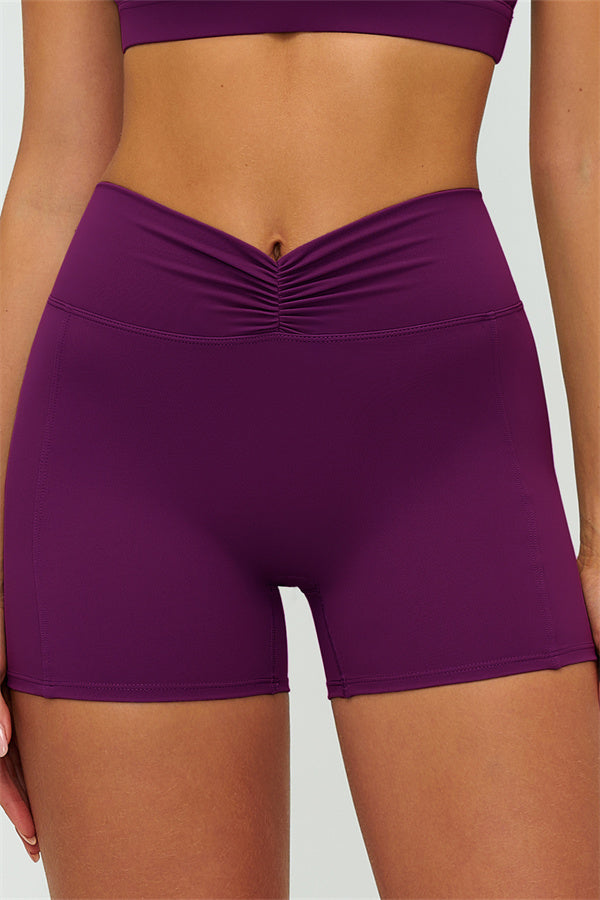 Women's The Lushness Long Sleeve Crop Top Shorts 2-Piece Set
