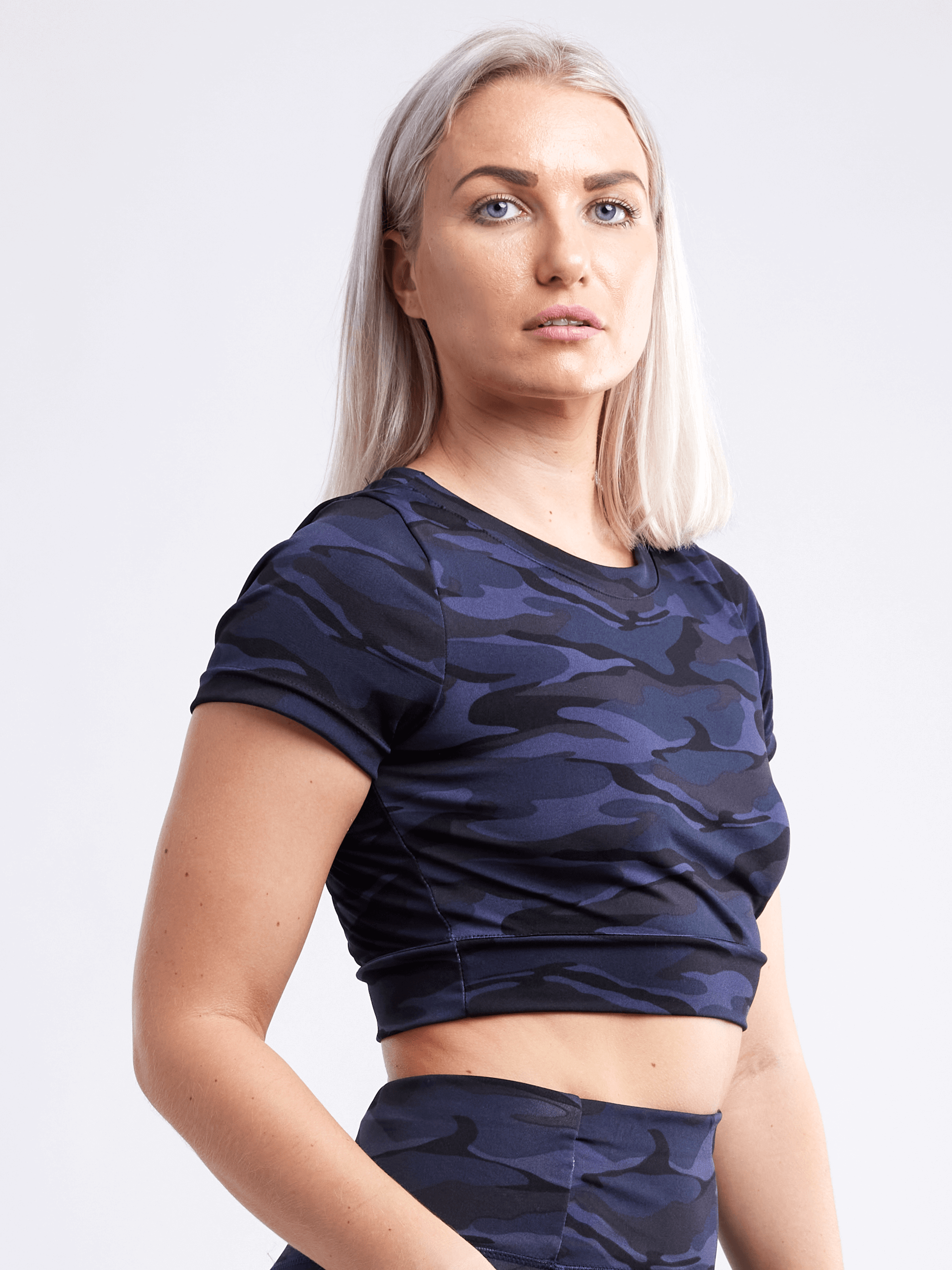 JupiterGear Women's Short-Sleeve Workout Crop Top
