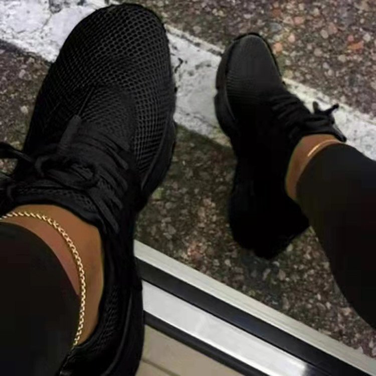 Women's Thick-Soled Fly-Woven Mesh Breathable Sneakers