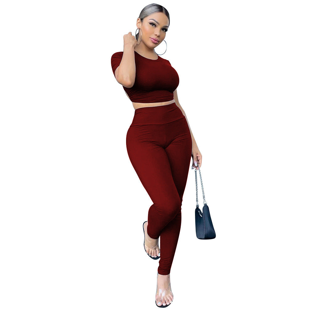 Women's Skinny Yoga Sport Workout Set