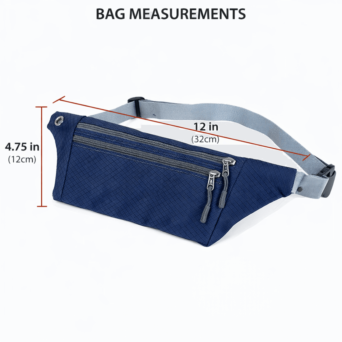 XGear Fitness Waterproof Fanny Pack for Running and Travel