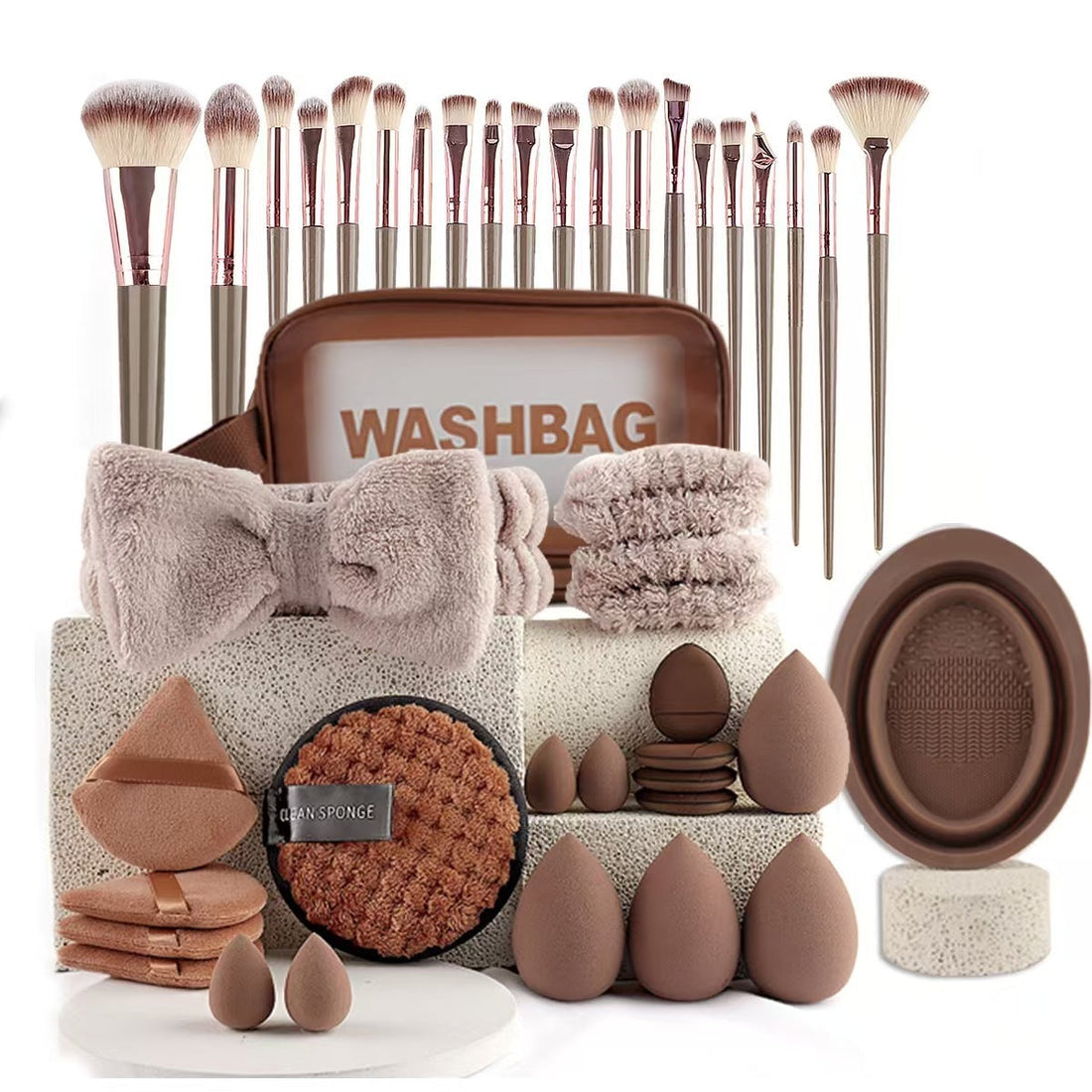 20- 40 Beauty Tools Major Combination Suit Face Wash Makeup Full Set