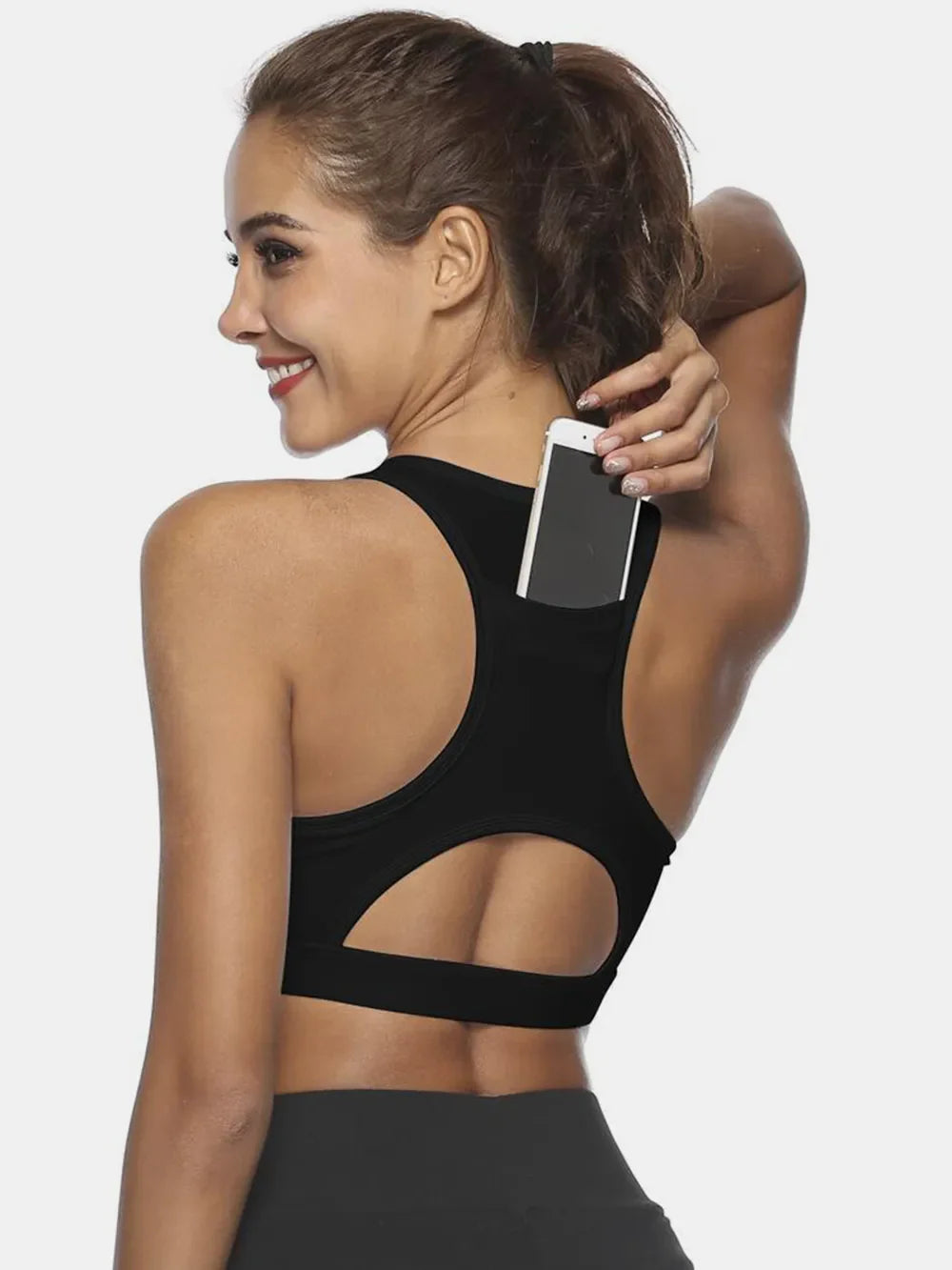 Women's Cutout Scoop Neck Active Tank
