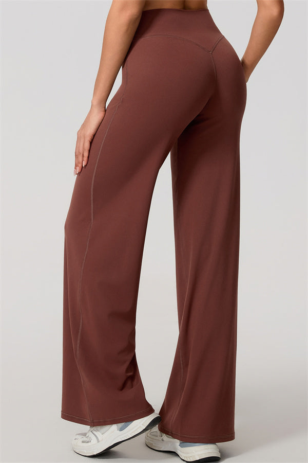 The Nestle Women's Sports Bra Straight Leg Pants 2-Piece Set