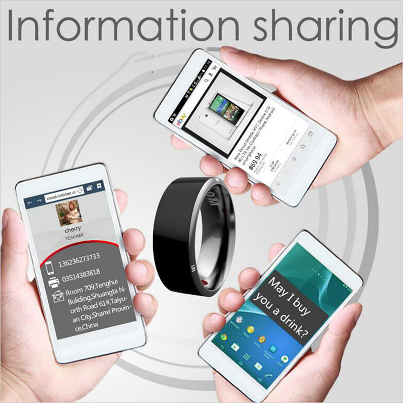 NFC Smart Ring Wearable Fitness Device Tracker