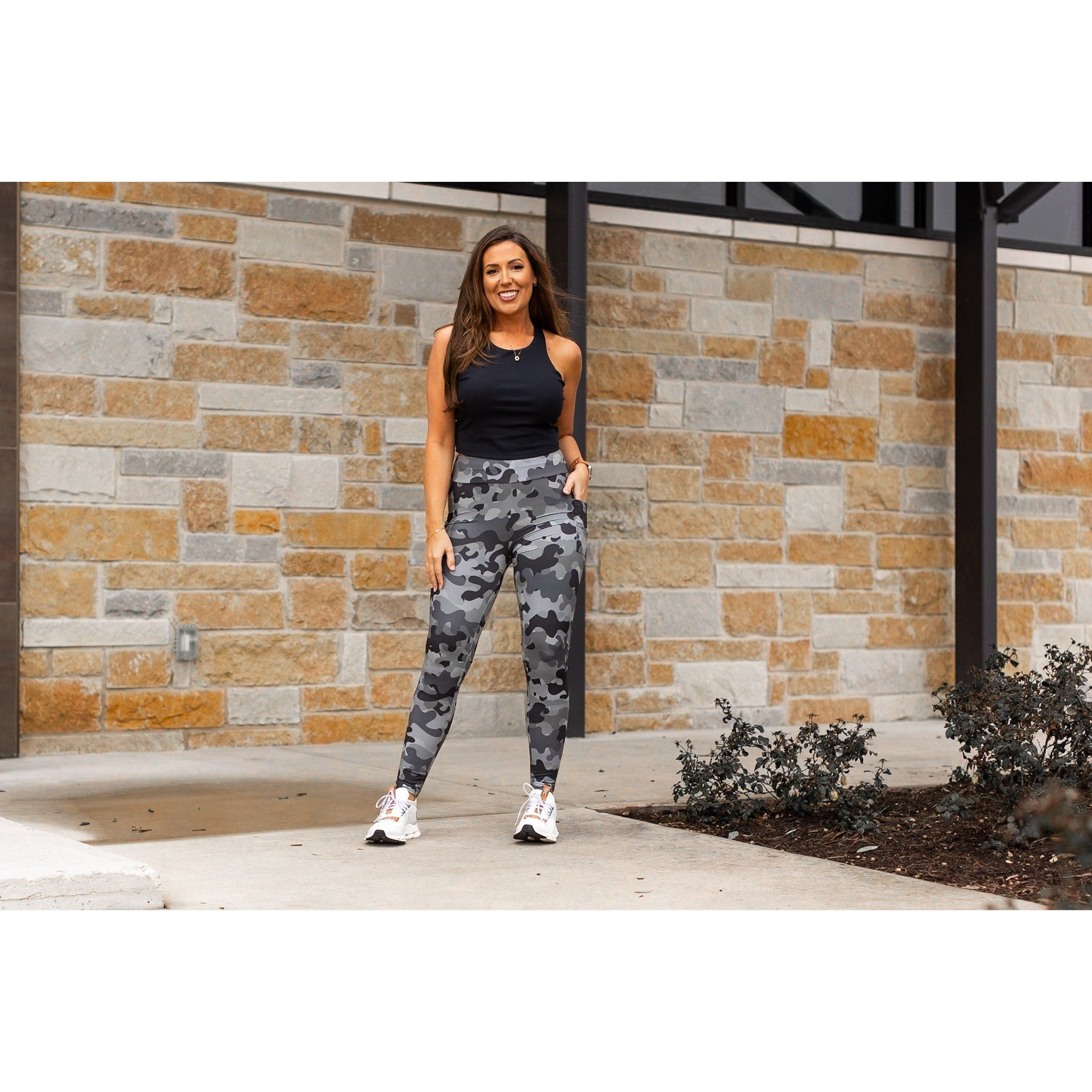 Women's Ace - Camo Full Length Yoga Workout Leggings