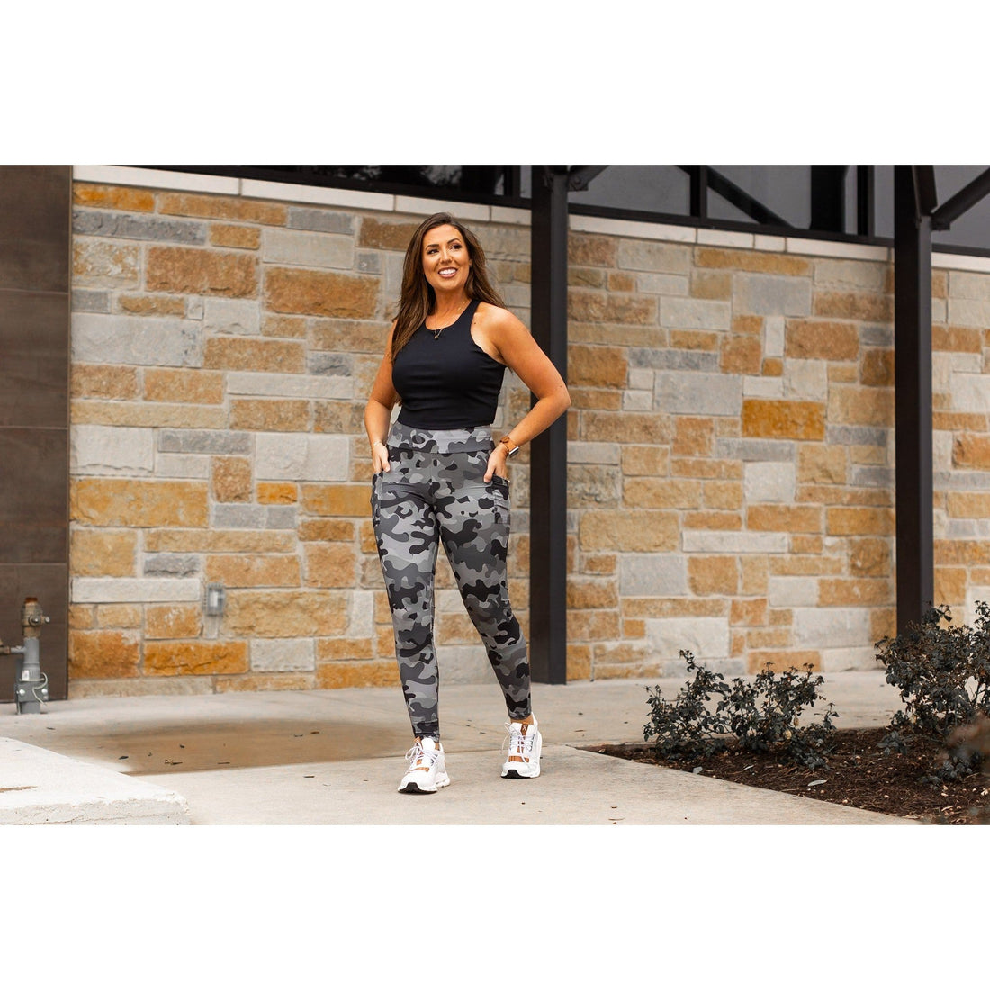 Women's Ace - Camo Full Length Yoga Workout Leggings