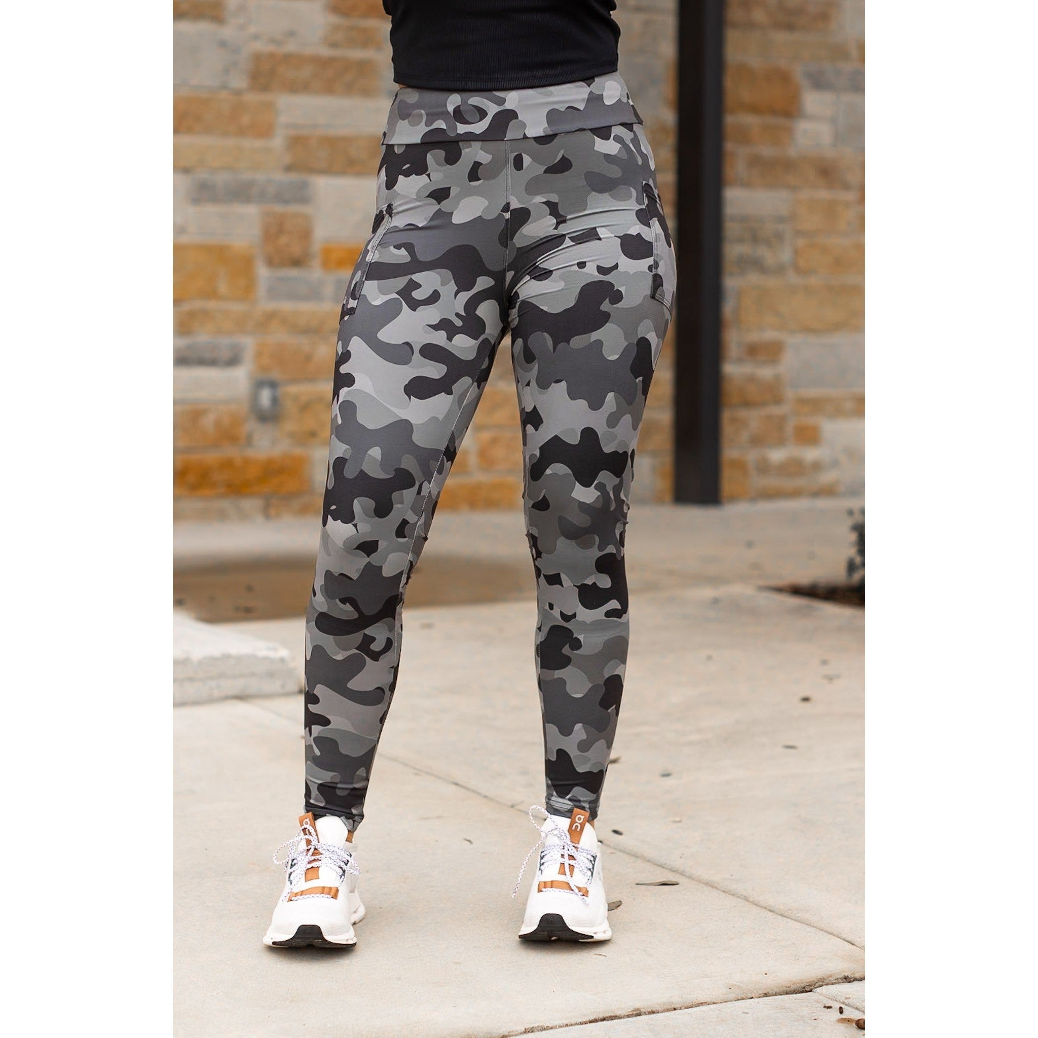 Women's Ace - Camo Full Length Yoga Workout Leggings