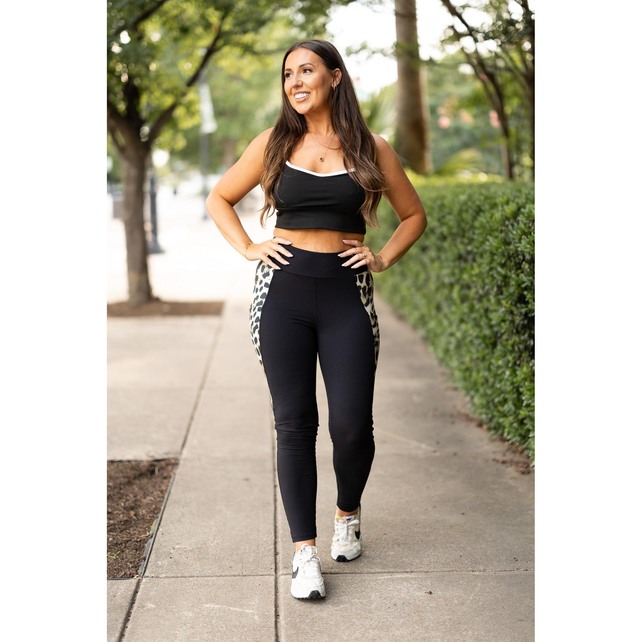 Women's The Gianna - Leopard Panel Sculpting Leggings*