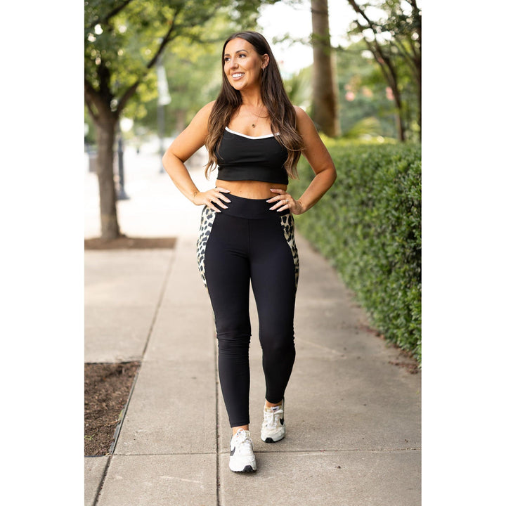 Women's The Gianna - Leopard Panel Sculpting Leggings*