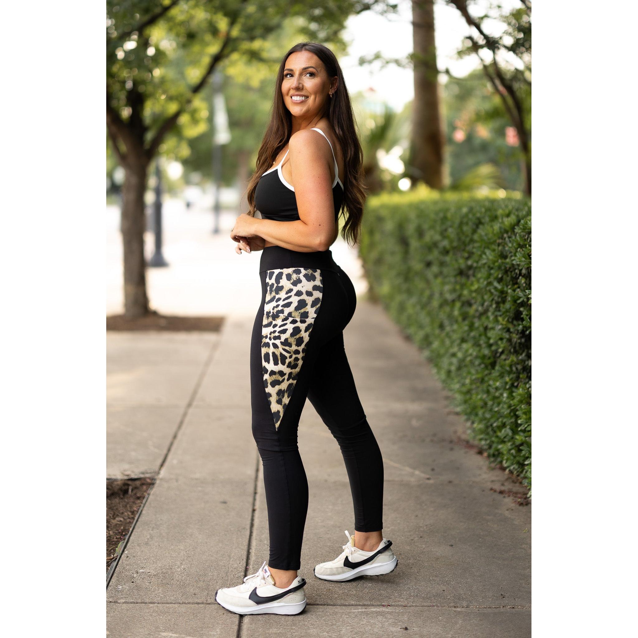 Women's The Gianna - Leopard Panel Sculpting Leggings*