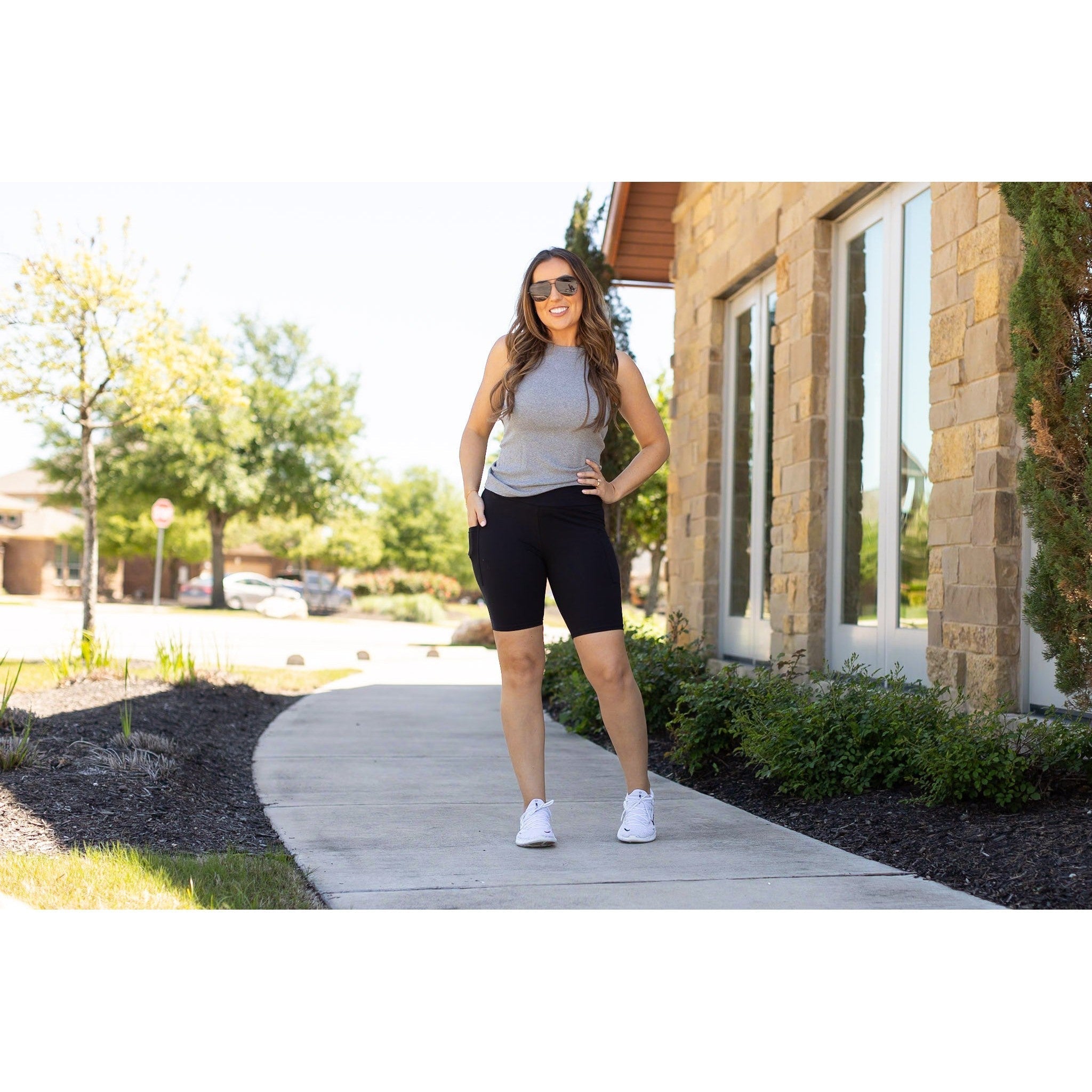 Women's The Bree - Black Biker 7-inch Shorts