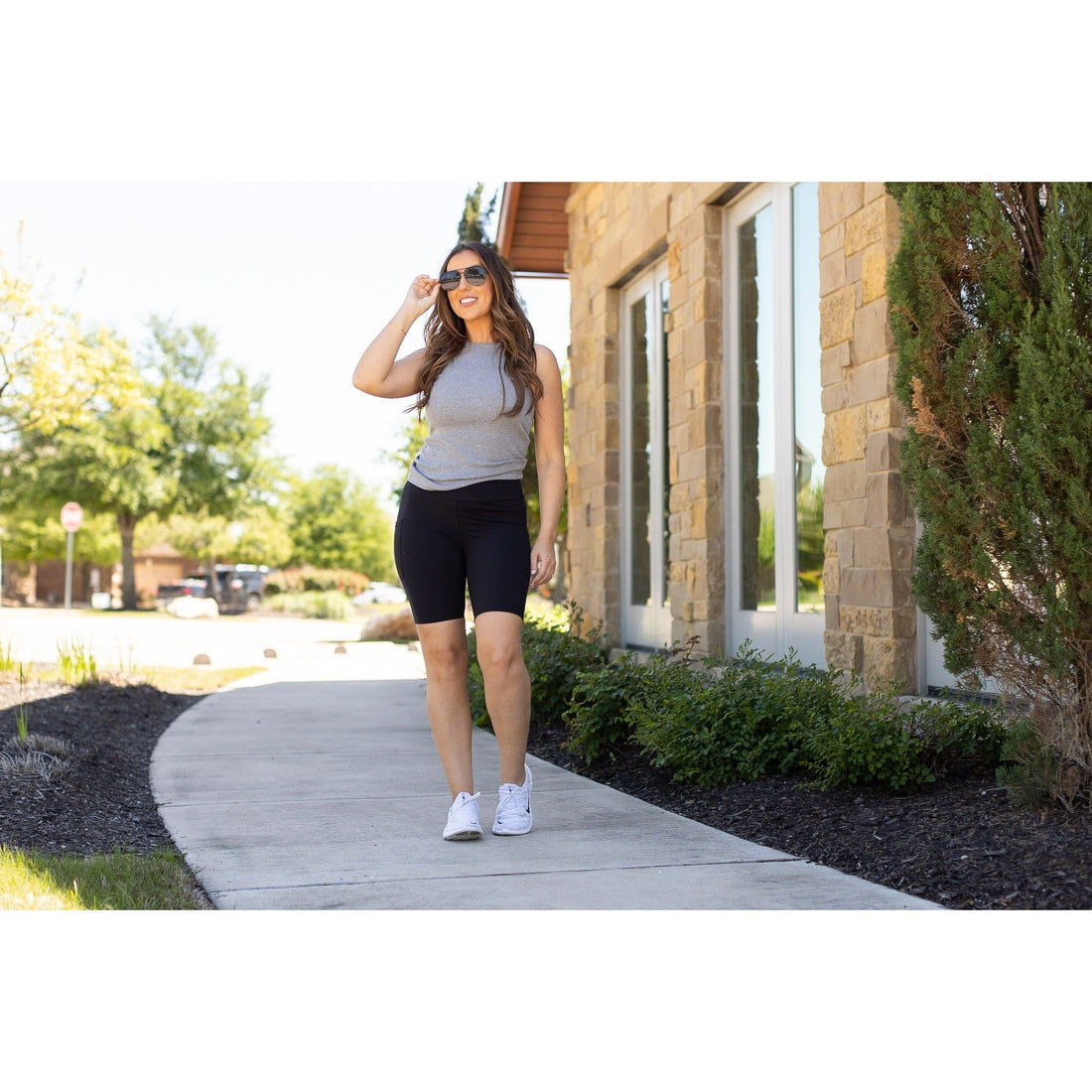 Women's The Bree - Black Biker 7-inch Shorts