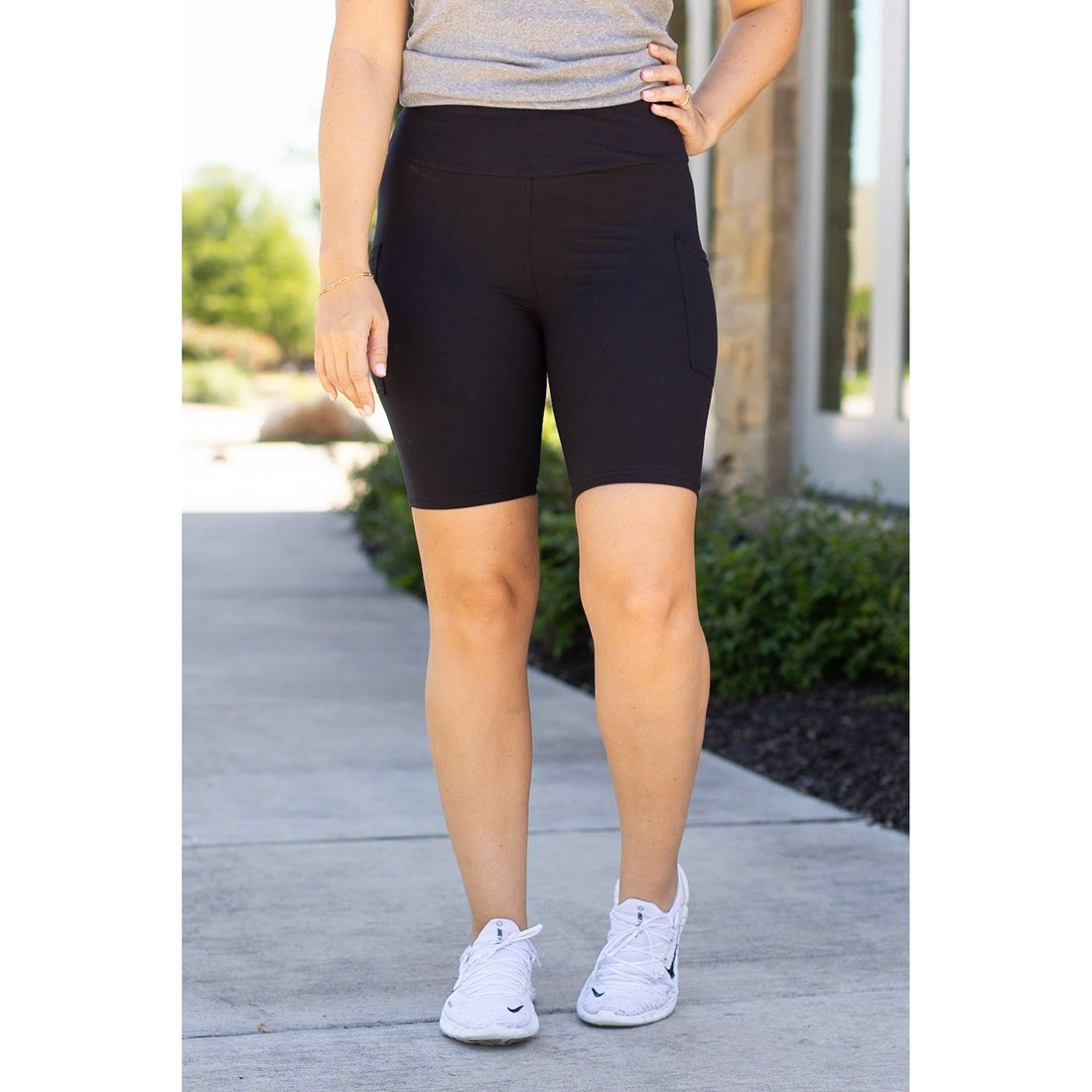 Women's The Bree - Black Biker 7-inch Shorts