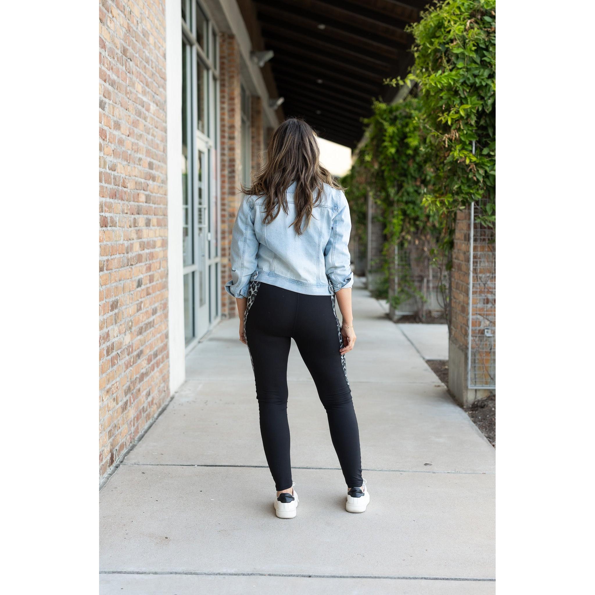 Women's Sabrina - Snow Leopard Panel Leggings