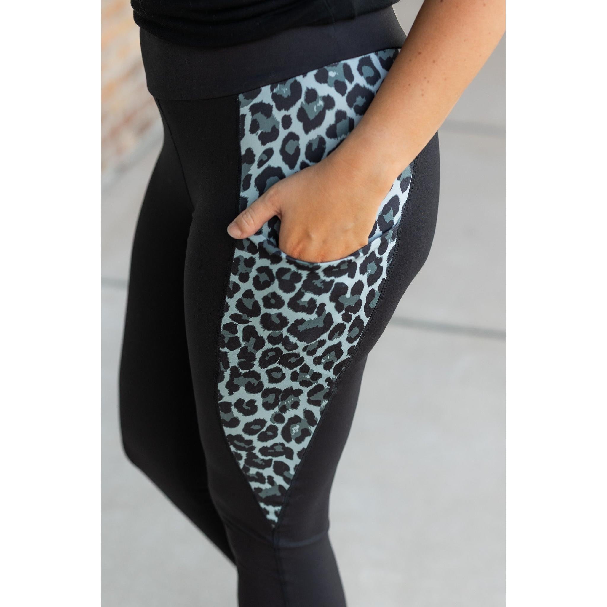 Women's Sabrina - Snow Leopard Panel Leggings