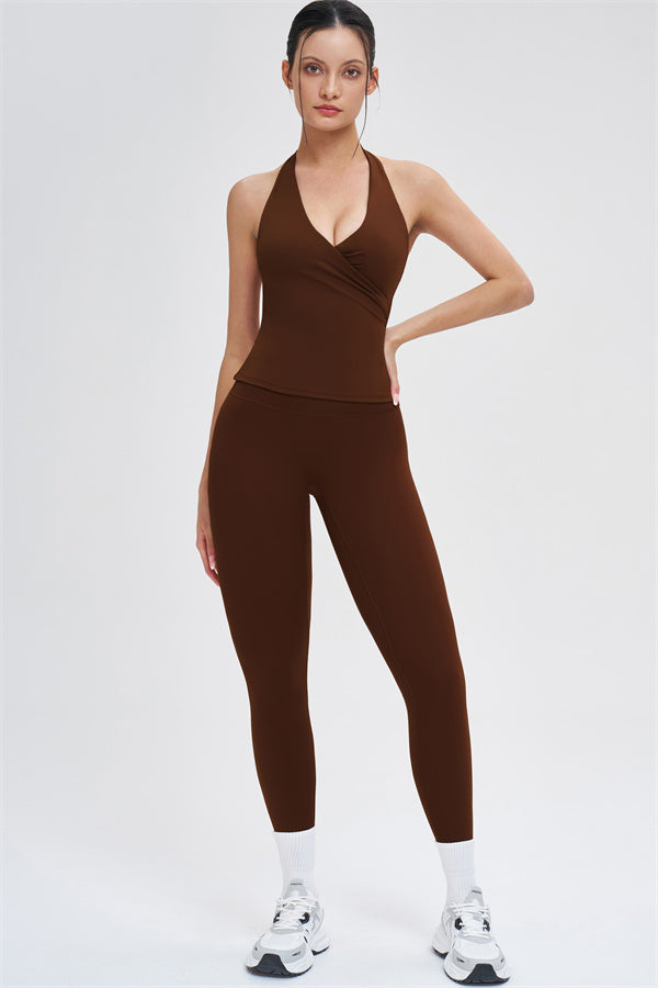 Women's The Stride Crop Top Isabella Leggings 2-Piece Set