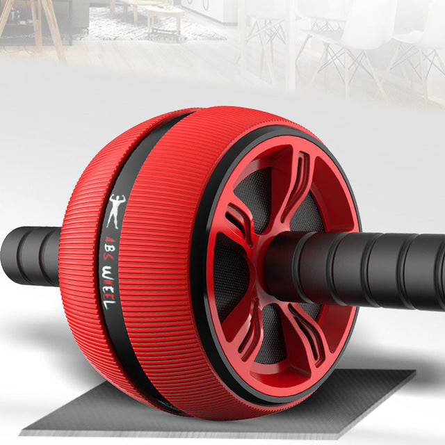 Silent TPR Abdominal Wheel Roller Trainer Fitness Equipment
