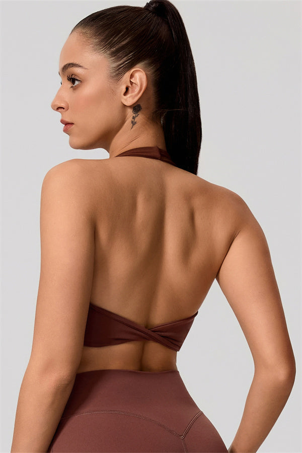 The Nestle Women's Sports Bra Straight Leg Pants 2-Piece Set
