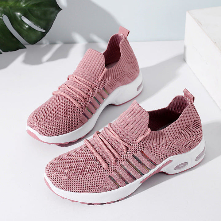 Women's Breathable Lightweight Mesh Sneakers | Casual Slip-On Shoes