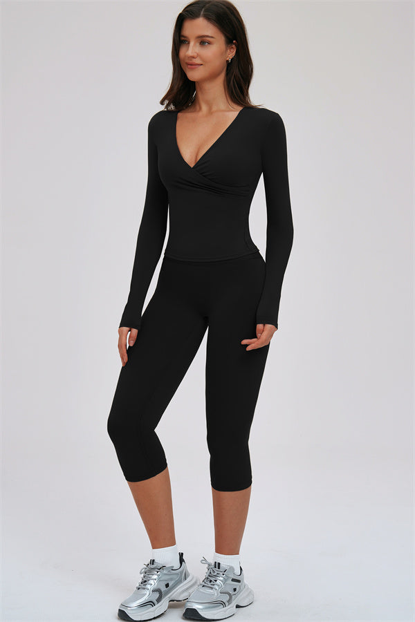 Women's "The Twirl" Halter Tank Top Capri Leggings 2-Piece Set
