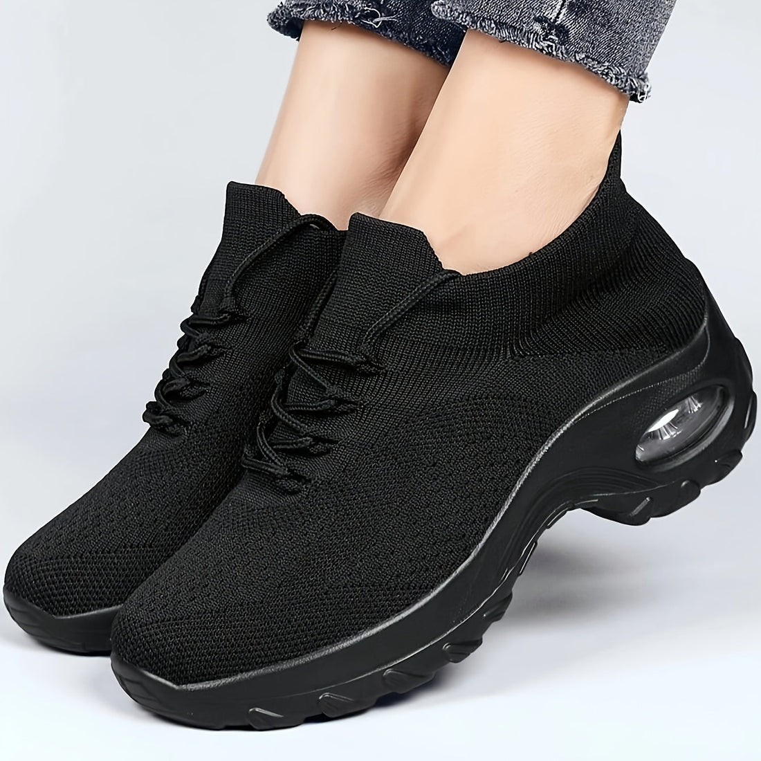 Women's Lightweight Cushioned Comfort Breathable Arch Sneakers