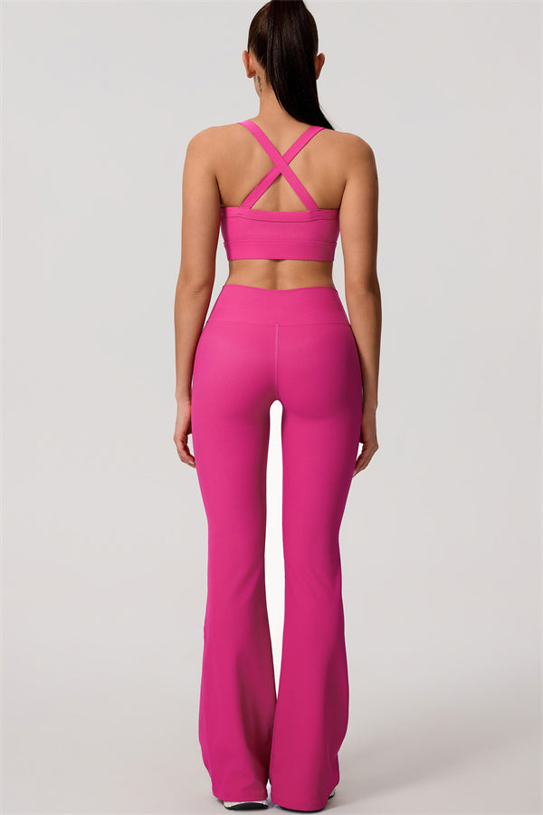 Women's The Daze Sports Bra Flared Leggings 2-Piece Set