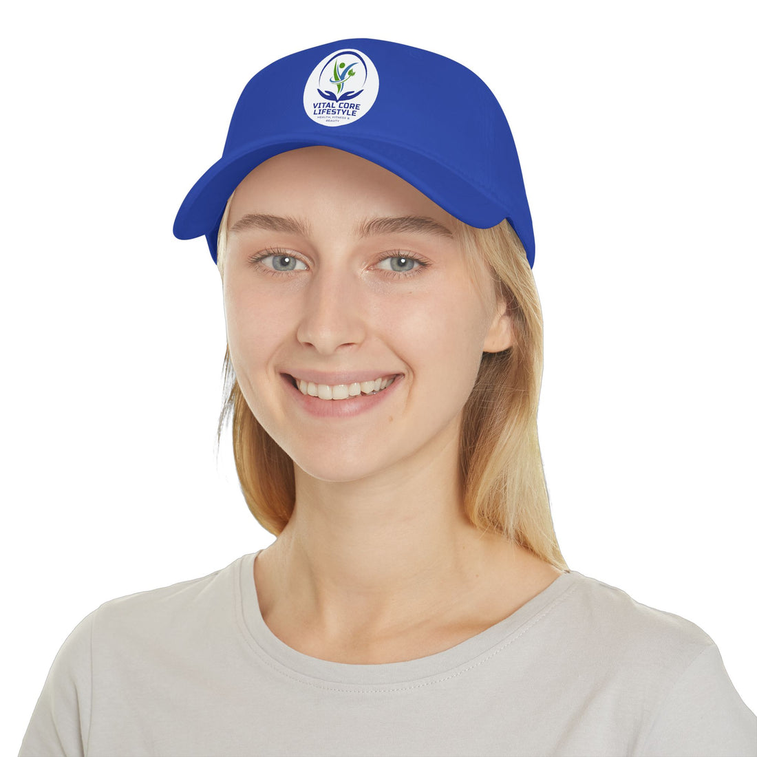 Low Profile Baseball Cap — "Vital Core Lifestyle" Embroidered Logo Hat