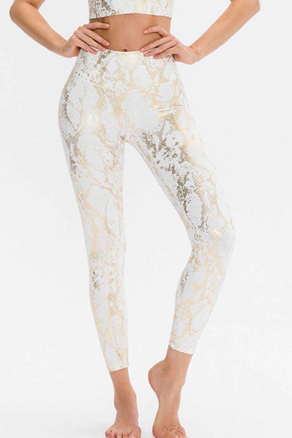 Women's Slim Fit Animal Print Sports Leggings
