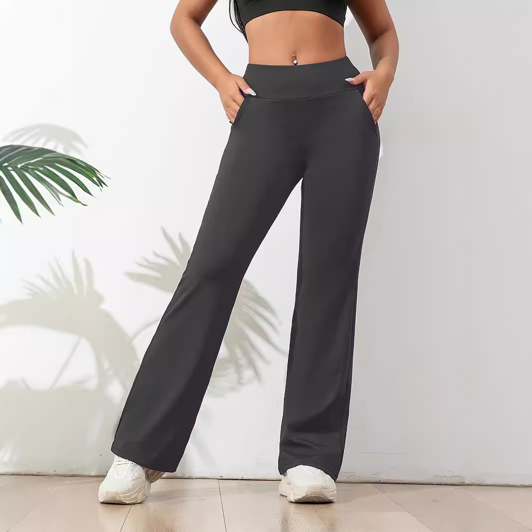 Women's Loose Leisure Sports Wide Leg Yoga Running Fitness Aerobics Pants