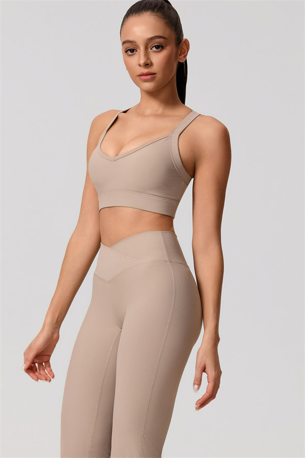 Women's The Daze Sports Bra Flared Leggings 2-Piece Set
