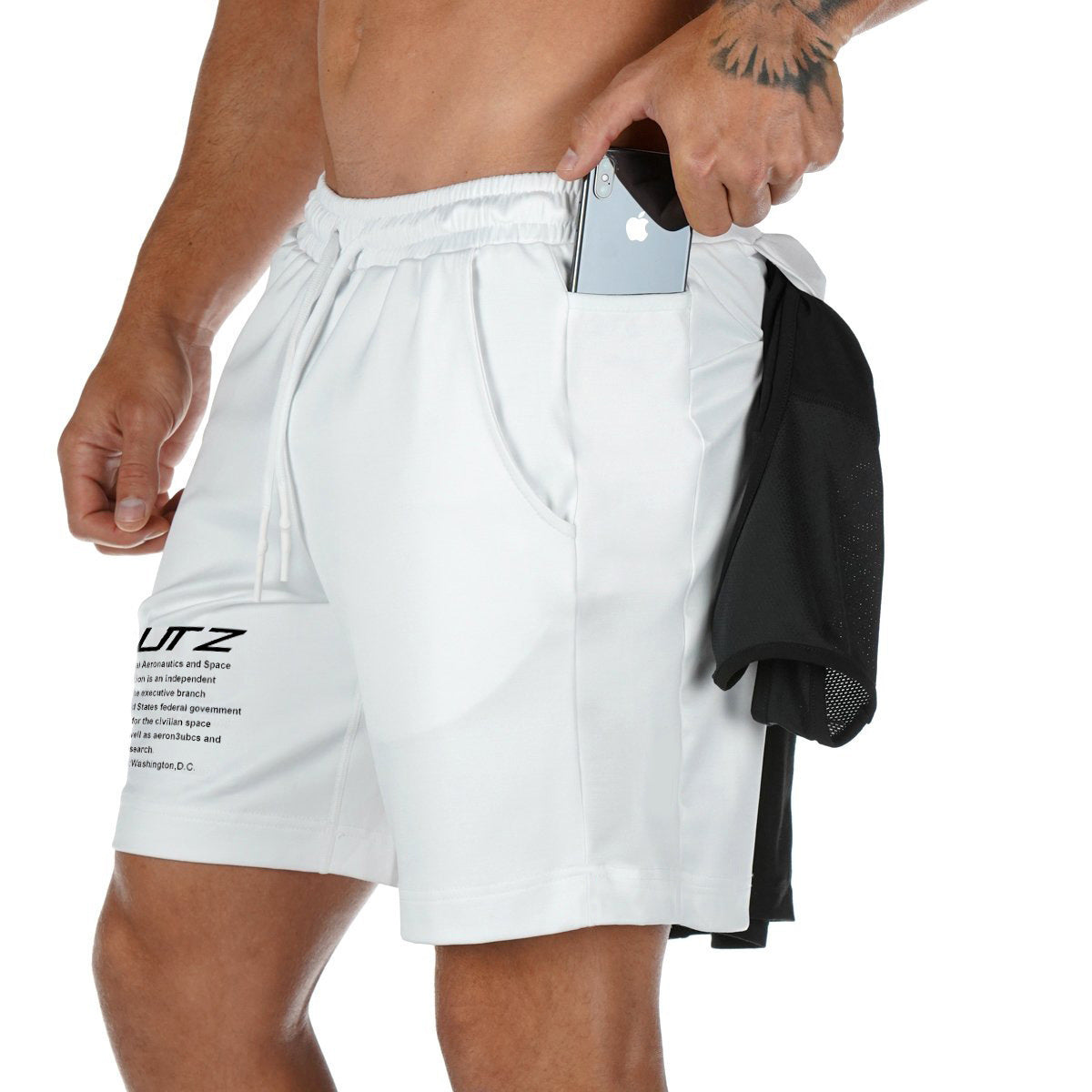 New Men's Muscle Workout Breathable Slim Fit Shorts