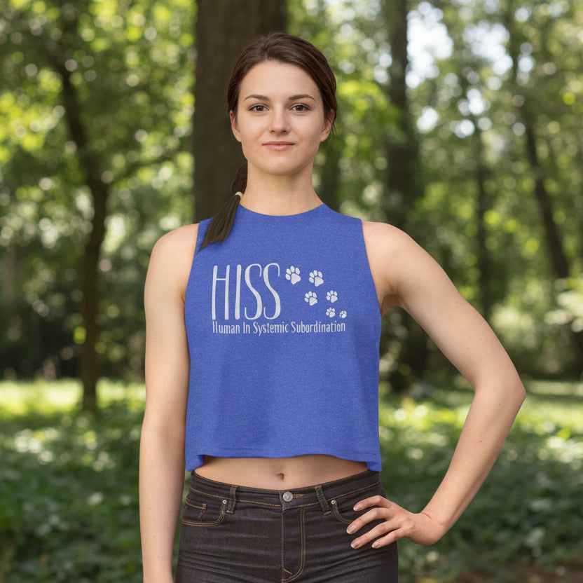 Women's HISS Cat Crop Top
