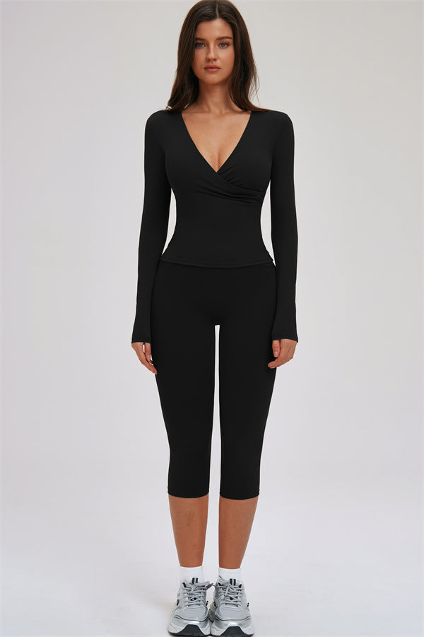 Women's "The Twirl" Halter Tank Top Capri Leggings 2-Piece Set