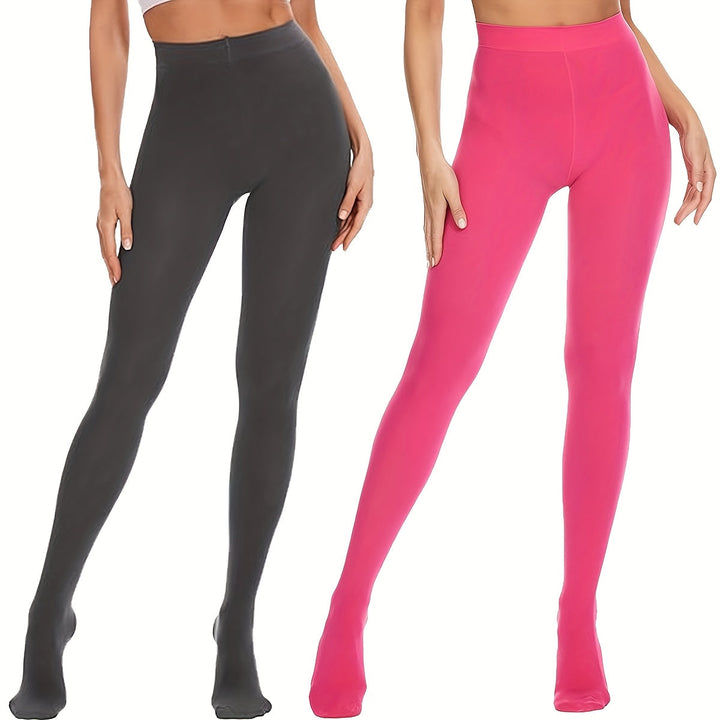 Women's 6 Pairs Ultra Stretch Opaque High Waist Tights