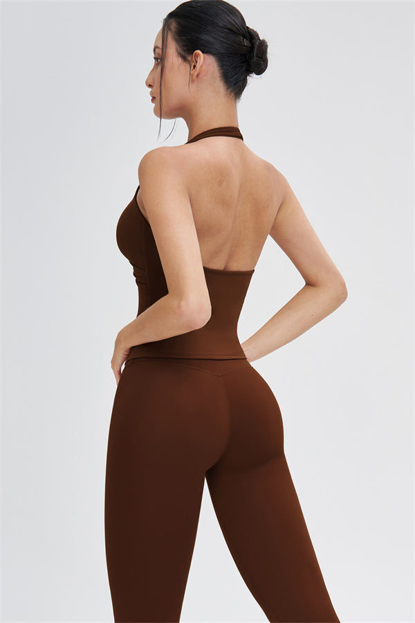 Women's The Stride Crop Top Isabella Leggings 2-Piece Set