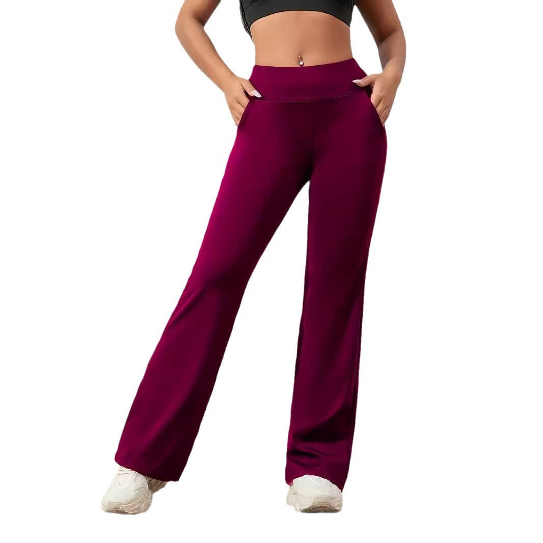 Women's Loose Leisure Sports Wide Leg Yoga Running Fitness Aerobics Pants