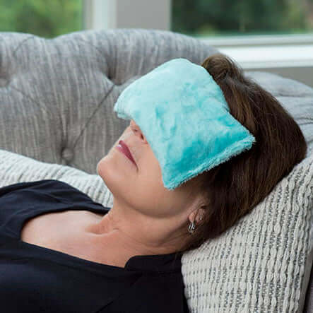 Eye Pillow Hot/Cold Aromatherapy Rectangular Shaped with 12 Herbs & Essential Oil