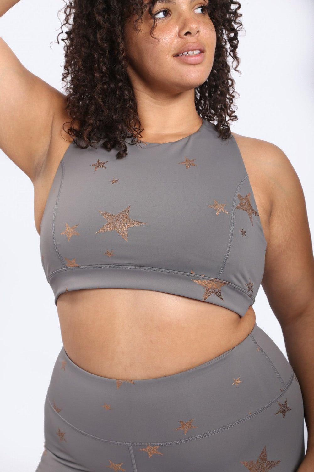 Women's Starlight Star Foil Sports Bra