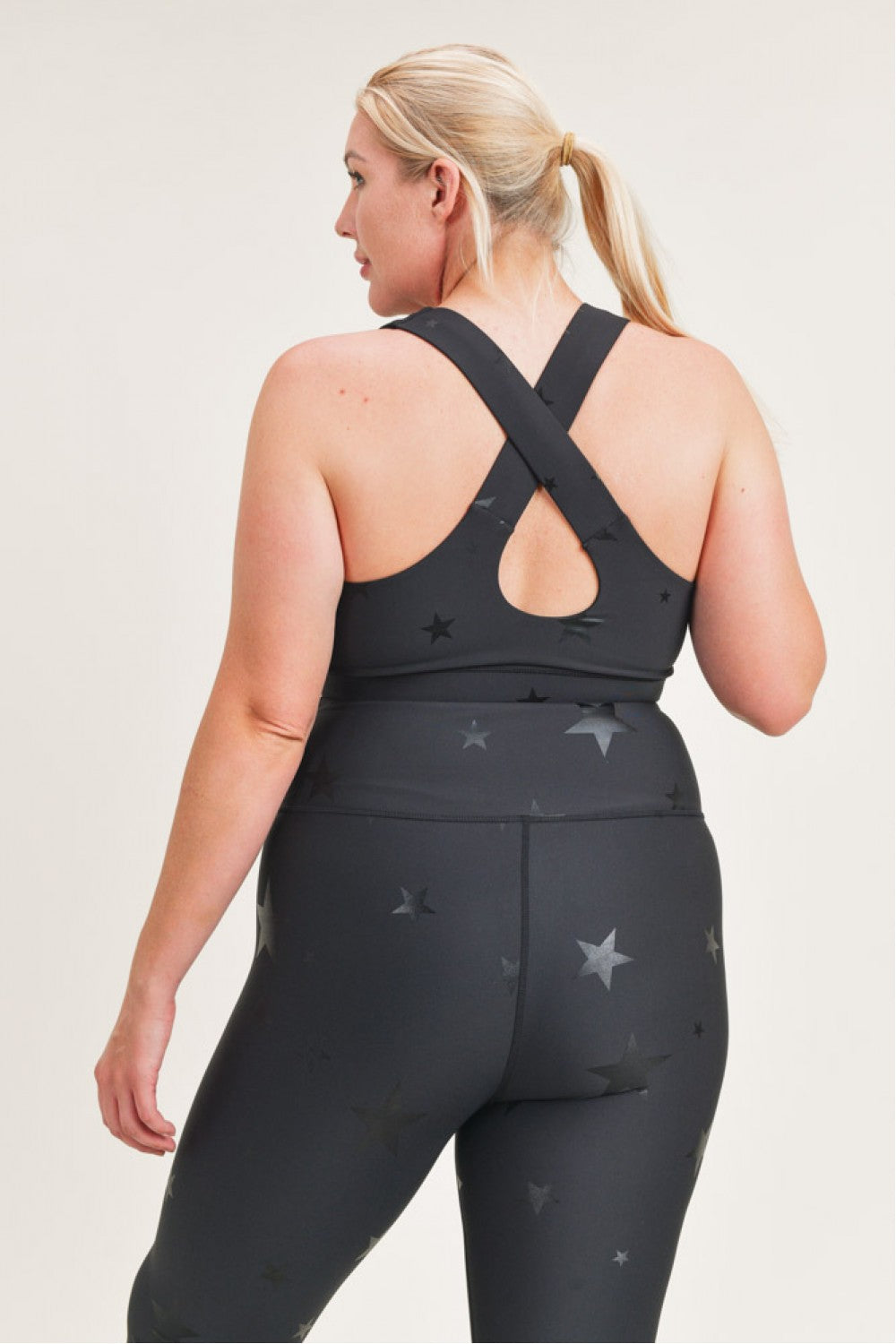 Women's Starlight Star Foil Sports Bra