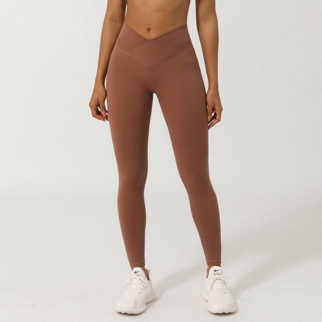 Women's V-Shaped High-Waisted Skinny Fit Yoga Pants