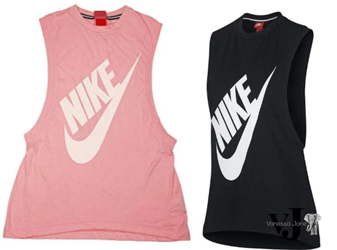 Nike Women's Vintage Style Logo  Athletic Tank Top