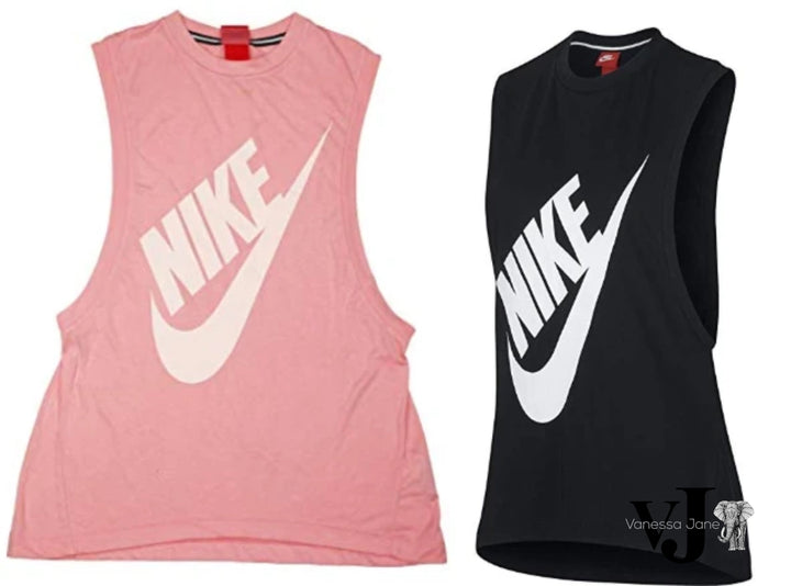 Nike Women's Vintage Style Logo  Athletic Tank Top