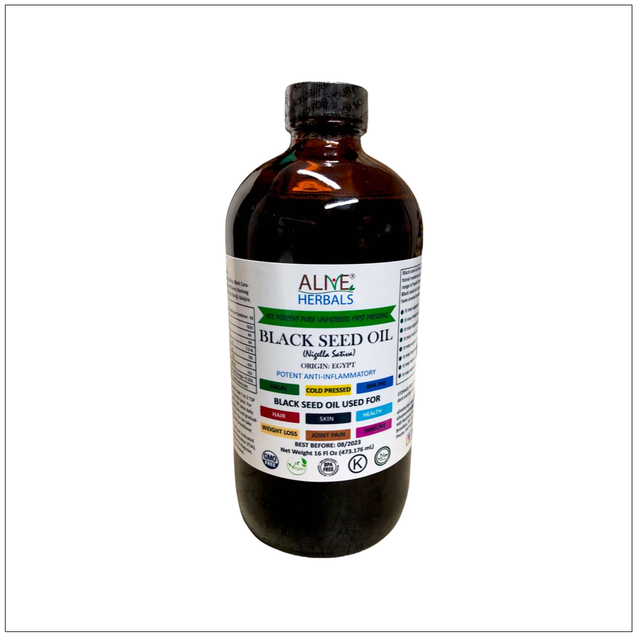 Alive Herbals Black Seed Oil