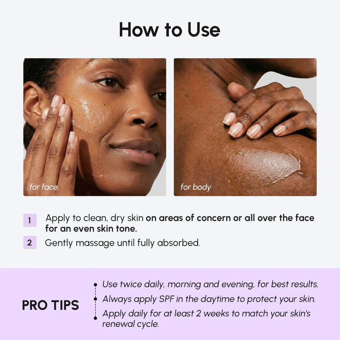 Marée®Face & Body Serum for Dark Spots