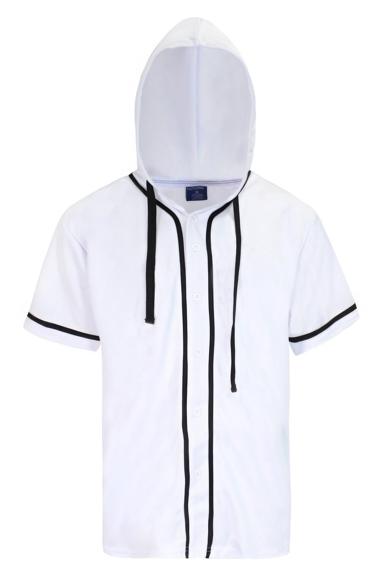 Unisex Hooded Baseball Jersey