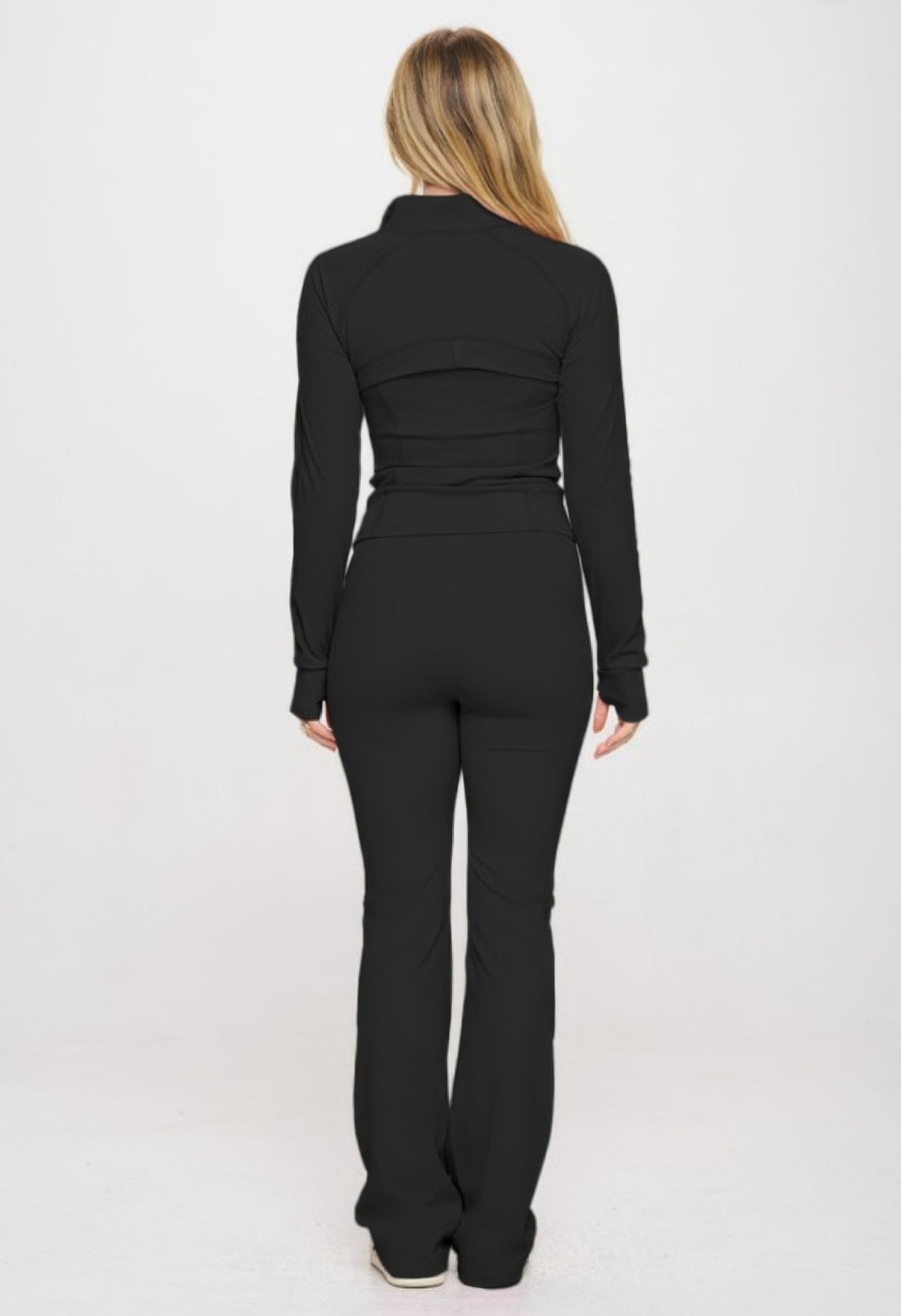 Women's Premium Yoga Jacket W/jumpsuit Set