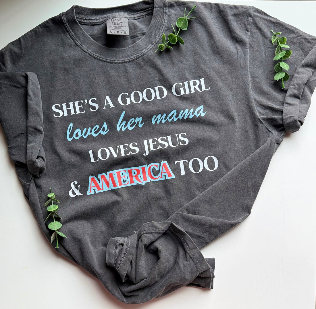 Women's SHE’S A GOOD GIRL Graphic Tee