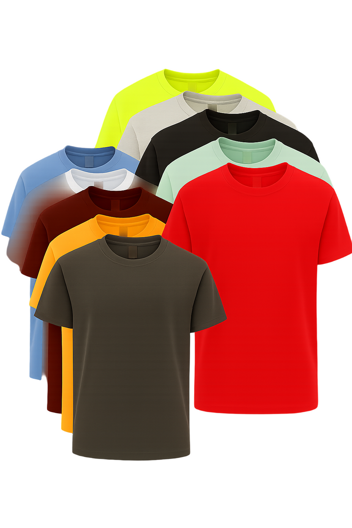 3 pack Men's Extra Soft Medium Weight Short Sleeve Workout T-Shirts