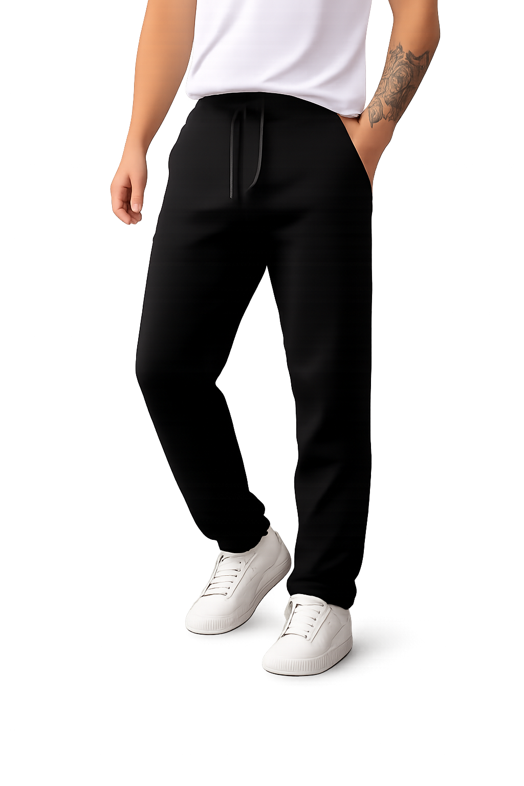 Unisex Casual Soft Cotton-face Jogger Sweatpants